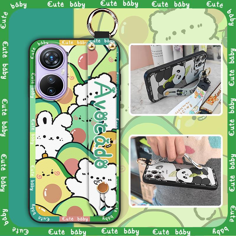Soft case Wristband Phone Case For Blackview A200 Pro Phone Holder Anti-knock Protective Dirt-resistant Cute Shockproof