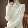 Maglione da donna a collo alto ispessito autunno e inverno manica lunga pullover maglione lavorato a maglia ampio