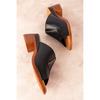 Women's Genuine Leather Heeled Clogs