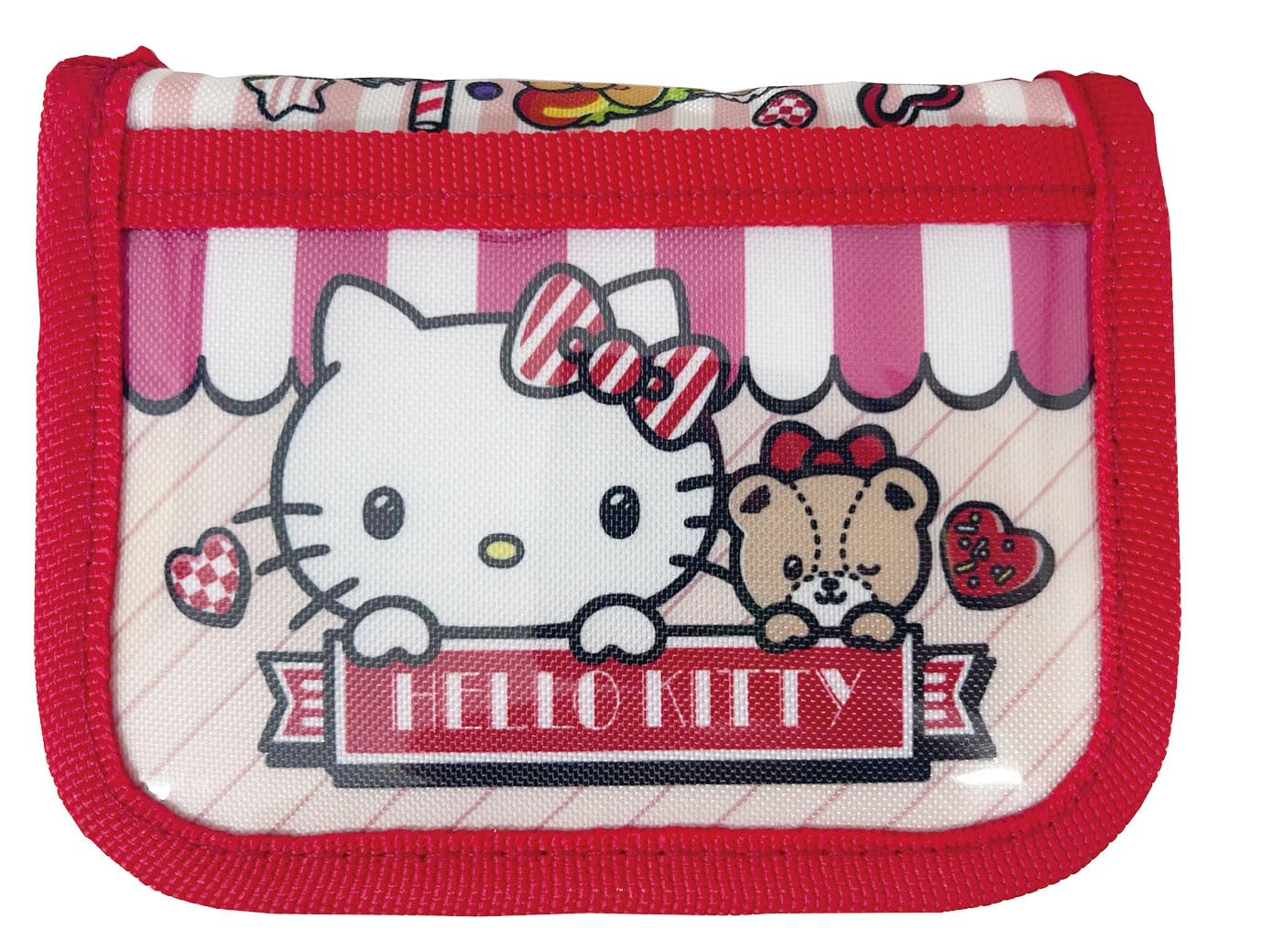 

iPlanning Кошелек с персонажами Sanrio Hello Kitty Размер W120 x H95 x D15мм K-5206A