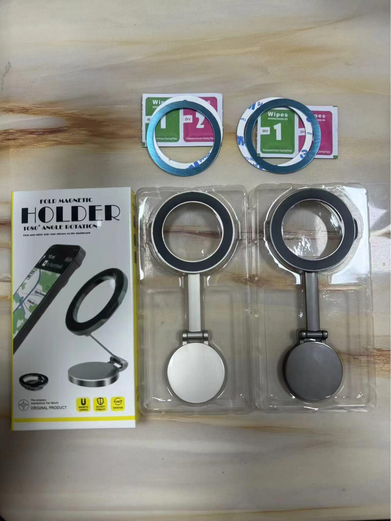 Magnetic Car Dashboard Phone Holder with Strong Magsafe Back Sticker
