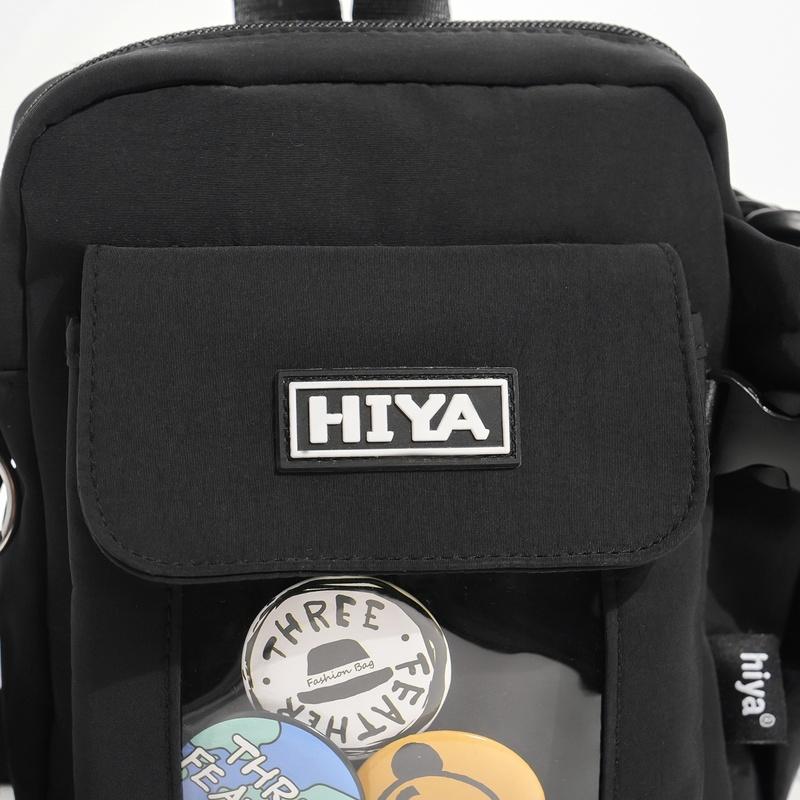 Unisex Nylon Crossbody Bag Multi Pocket Casual Shoulder Handbag for Travel Work