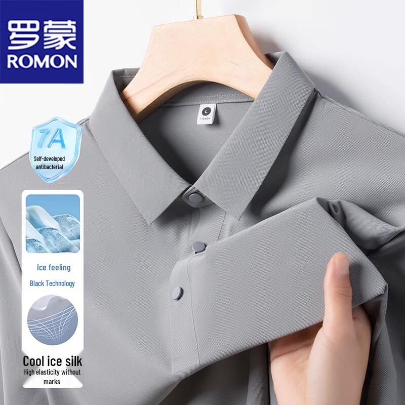 ROMON Men s Short Sleeve Outdoor Polo T-Shirt 5XL