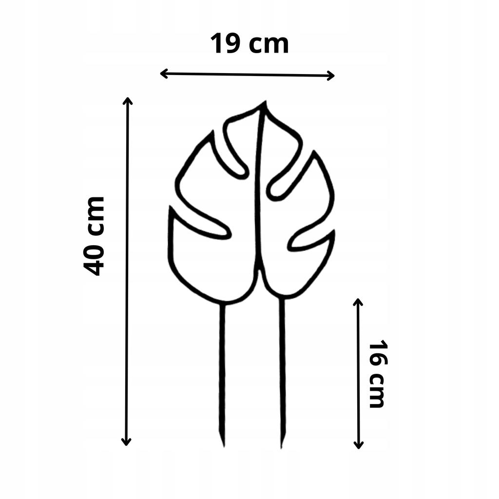 Podpora do roślin pnączy podpórka kwiatów pnących drabinka monstera l 40 cm