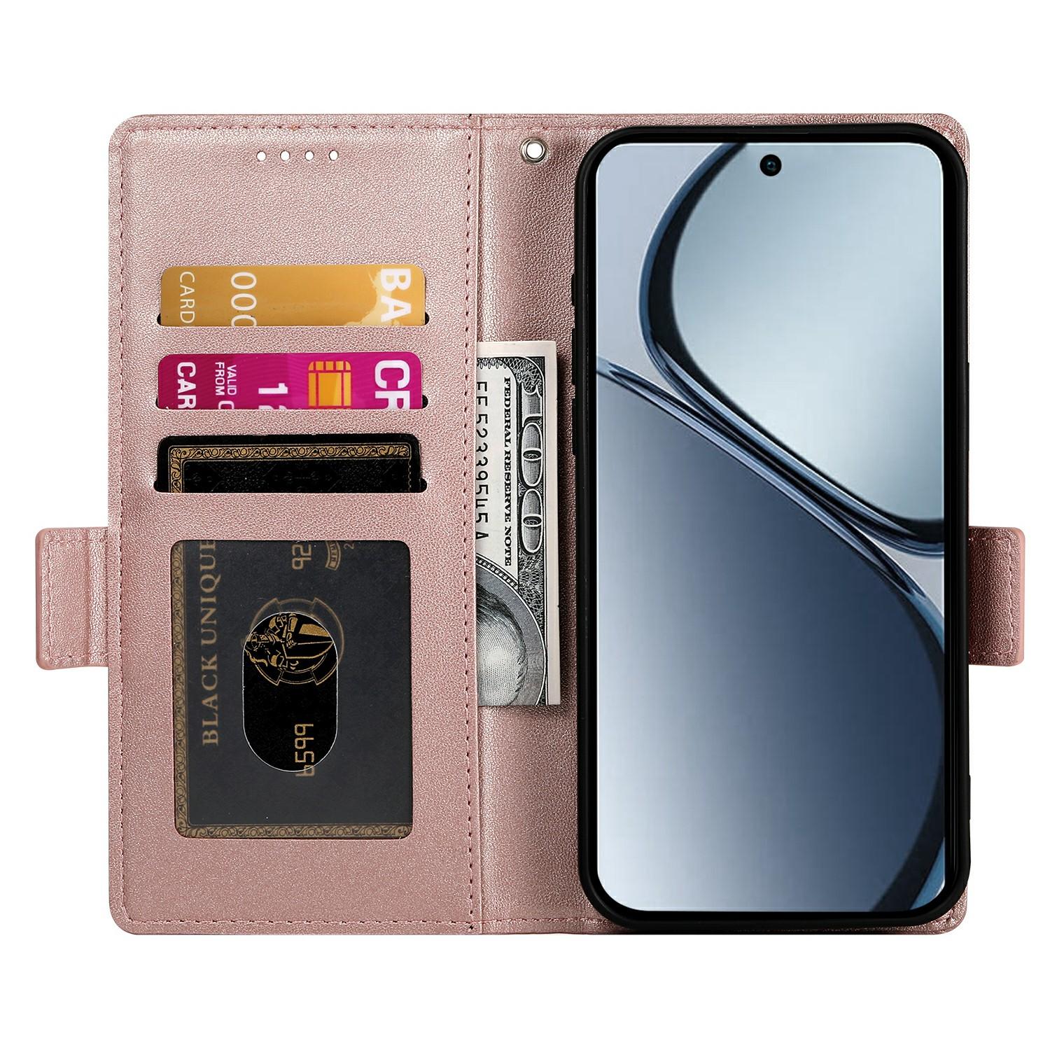 

For Realme C75 4G/V60 Pro 5G Stand Case PU Leather Wallet Phone Cover Blue