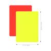 Lurrose Soccer Referee Card Set of 10 Red Card Yellow