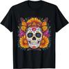 Sunflower Geometric Art Graphic Flower Motif Sunflower T-Shirt