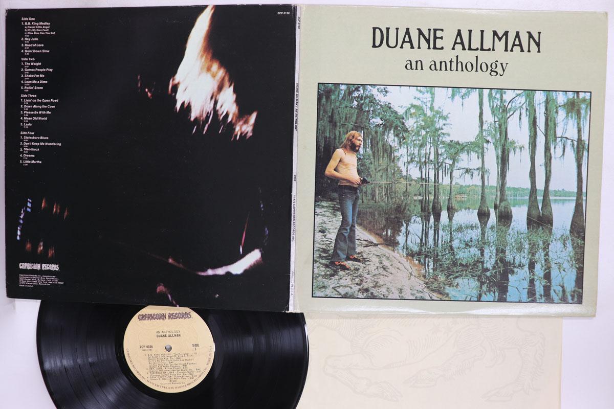 Виниловая пластинка DUANE ALLMAN Anthology 2CP0108 Capricorn 1974 США Рок Б/у