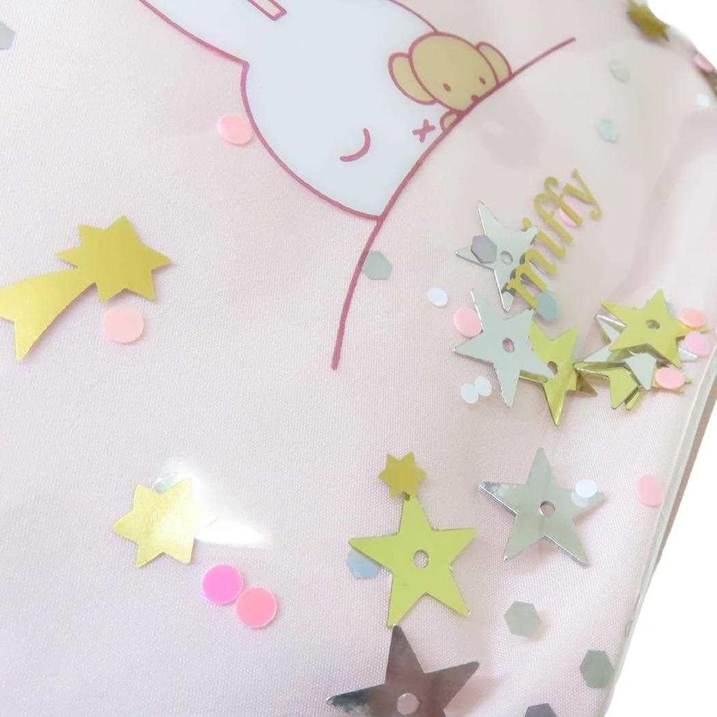 Marimo Craft Miffy Round Dreamy W150 X H120 X D75mm Pouch, Series, Pink, (DBM-3004)