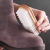 2-In-1 Leather Brush For Suede Boots Bags Scrubber Cleaner White Rubber Crepe Shoe Brush Household Necessary Wall Crevice