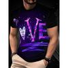 T-shirt Casual da Uomo per Primavera ed Estate