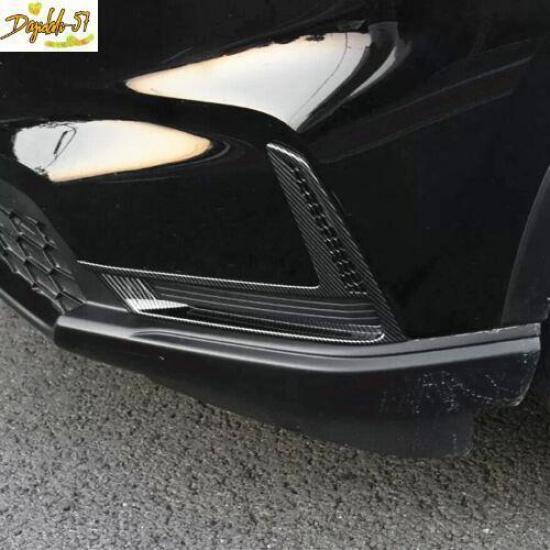 2xFront Fog Light Cover Trim For Honda CR-V CRV  Accessories Carbon Fiber