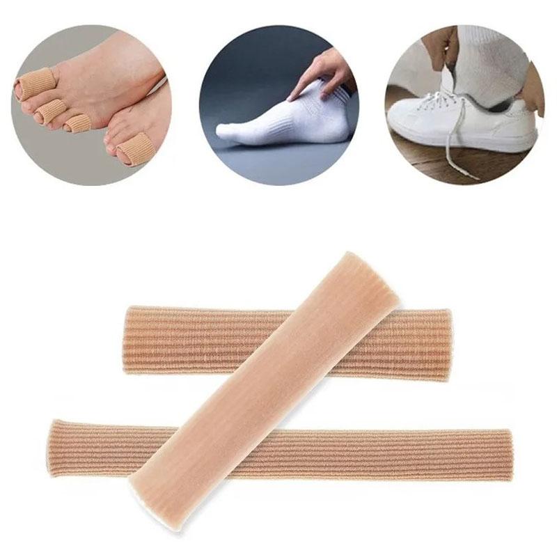 

3шт силиконовая трубка гель для пальцев ног протектор мозоли мягкая подушечка подушечка колпачок облегчение боли в ногах 3Pcs