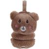 Orelheiras de Lã Grossa Quente de Urso Fofo para Inverno para Meninas Meninos Senhoras Coberturas de Orelha Flexíveis Aquece-Orelhas de Pelúcia Espessados Orelheiras Quentes de Pele Falsa para Crianças