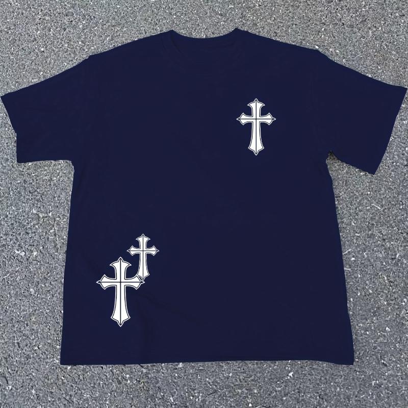 

Utility Style Hardware Buckle Edgy T-shirt XXL серый