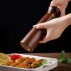 Wooden Pepper Mills Salt and Pepper Grinder 5/8 Inch Spice Pepper Grinder with Adjustable Ceramic Handheld Herb Seasoning Mills