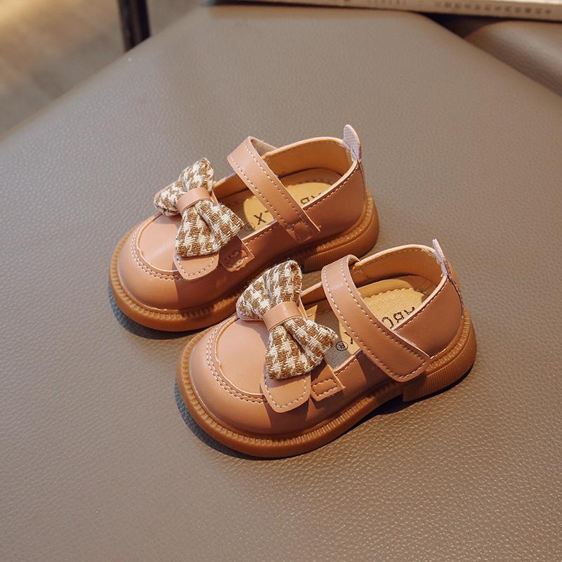 Baby girl spring and autumn shoes princess shoes baby soft-soled toddler shoes girls single shoes 1 3-year-old children fashion versatile