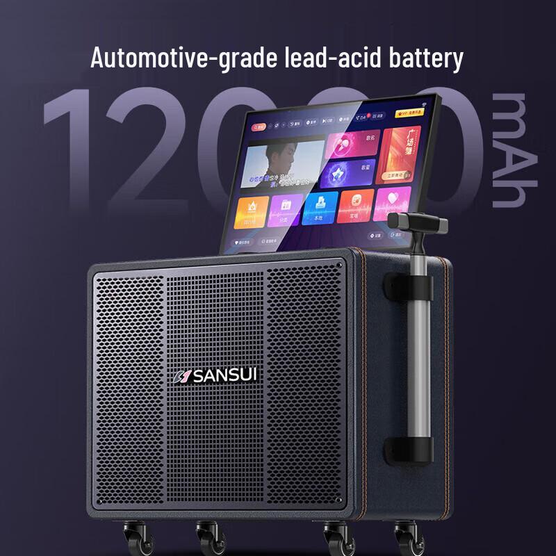 Sansui Portable KTV Bluetooth Speaker with Screen