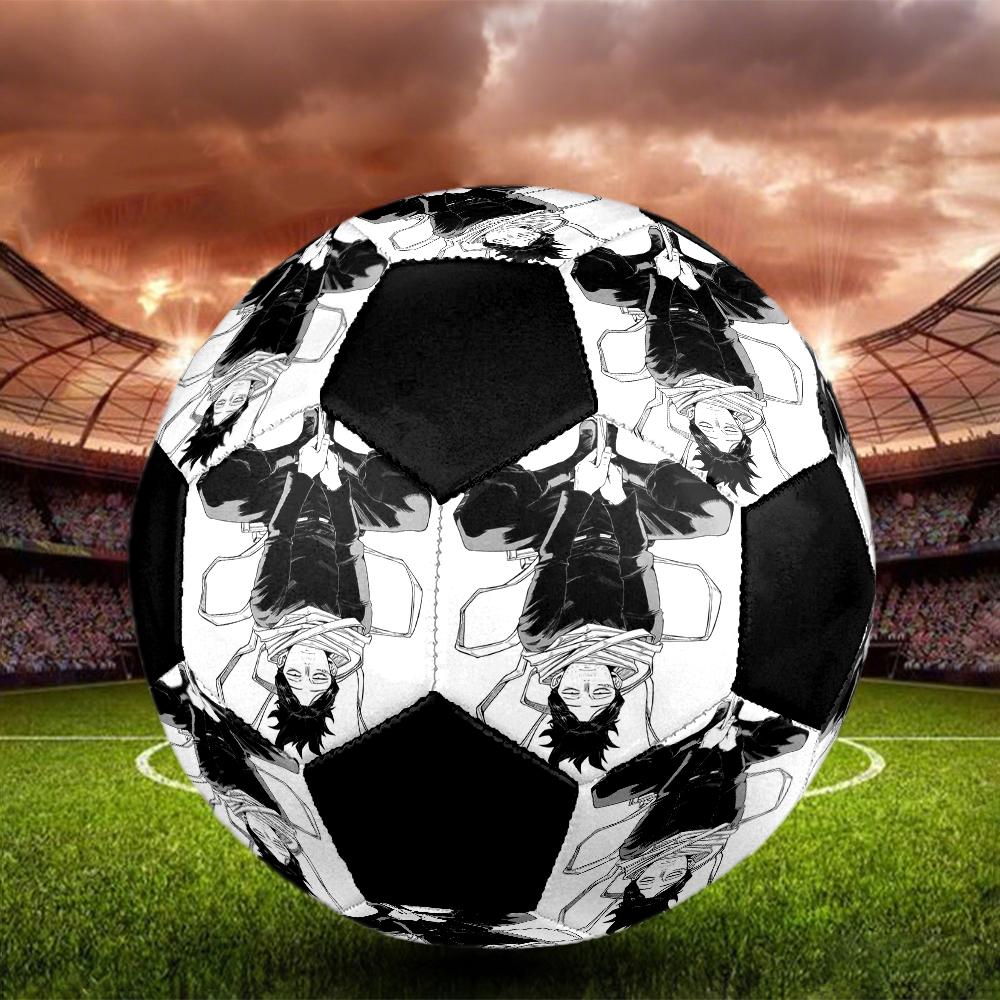 Soccer Ball Colorful Machine Stitched PVC Size 5 Team Training Competition Ready Durable High-Bounce Cool Sports Gift