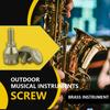 Alto Saxophone Neck Tightening Screws Musical Woodwind Instrument Replacement Part Set Accessories for Musicians Beginners 4mm