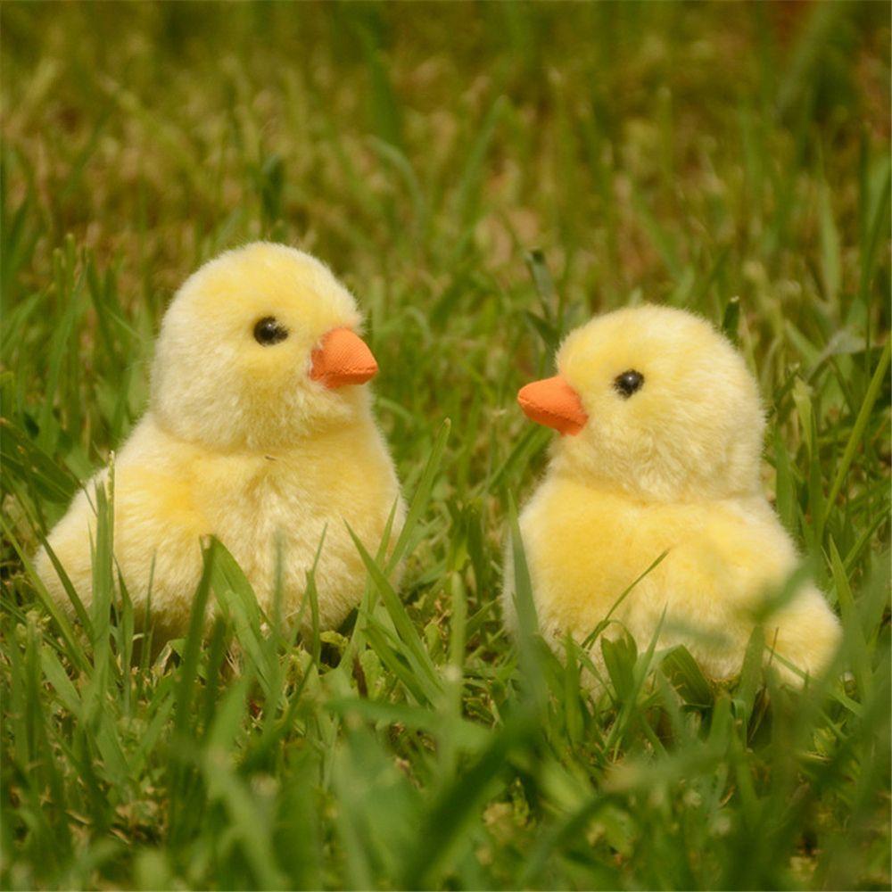 Kids Toy Lifelike Duck Doll Simulation Chick Doll Yellow Duck Plush Toy Little Chick Duck Plush Toy