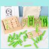 Wooden Montessori Math Learning Tool For Kids With Number Matching And Counting Skills For Preschool Education