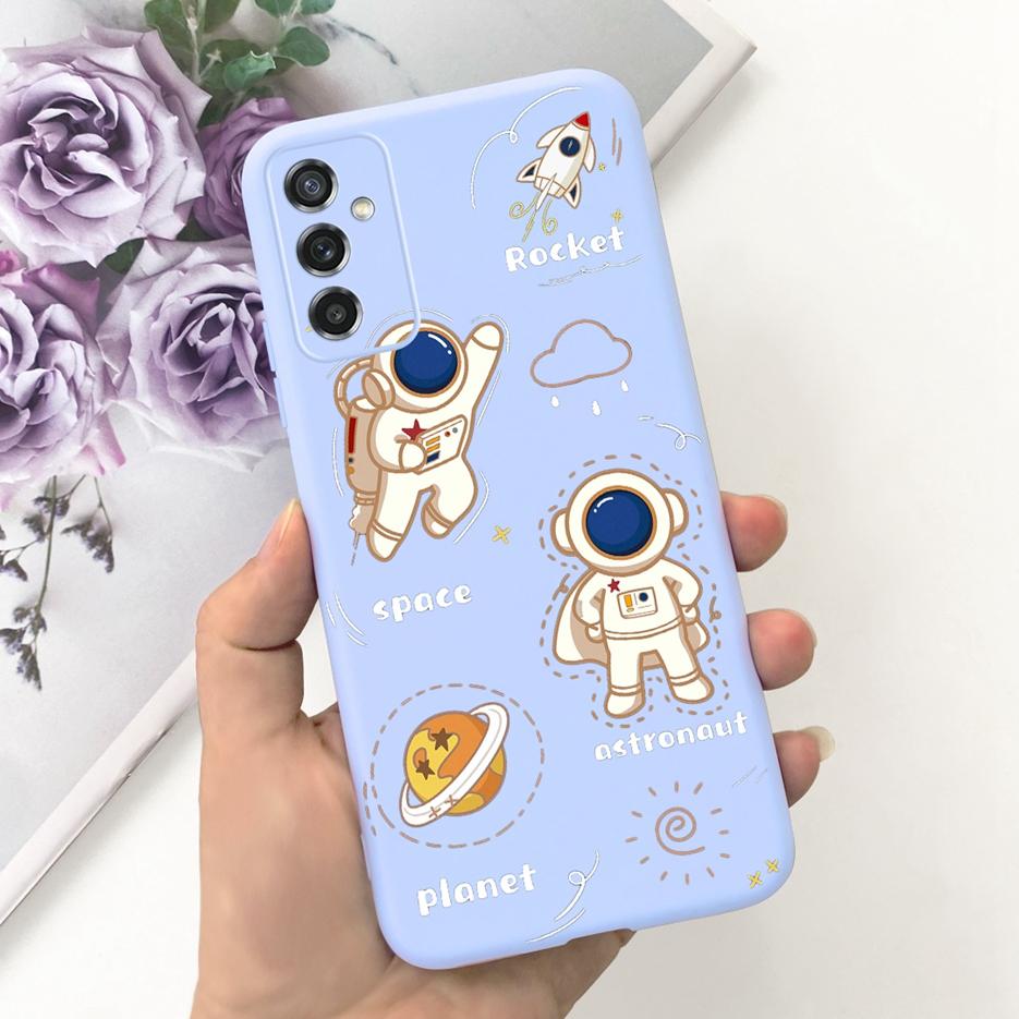 For Samsung Galaxy M52 5G Case SM-M526B Cute Dinosaur Cartoon Back Cover Soft Silicone Phone Case For Samsung M52 M 52 5G Fundas