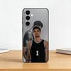 Custodia per Telefono Sportiva da Basket Victor Wembanyama Per Samsung Galaxy A73,A72,A71,A70,A53,A52,A51,Cover Nera in Morbido Silicone