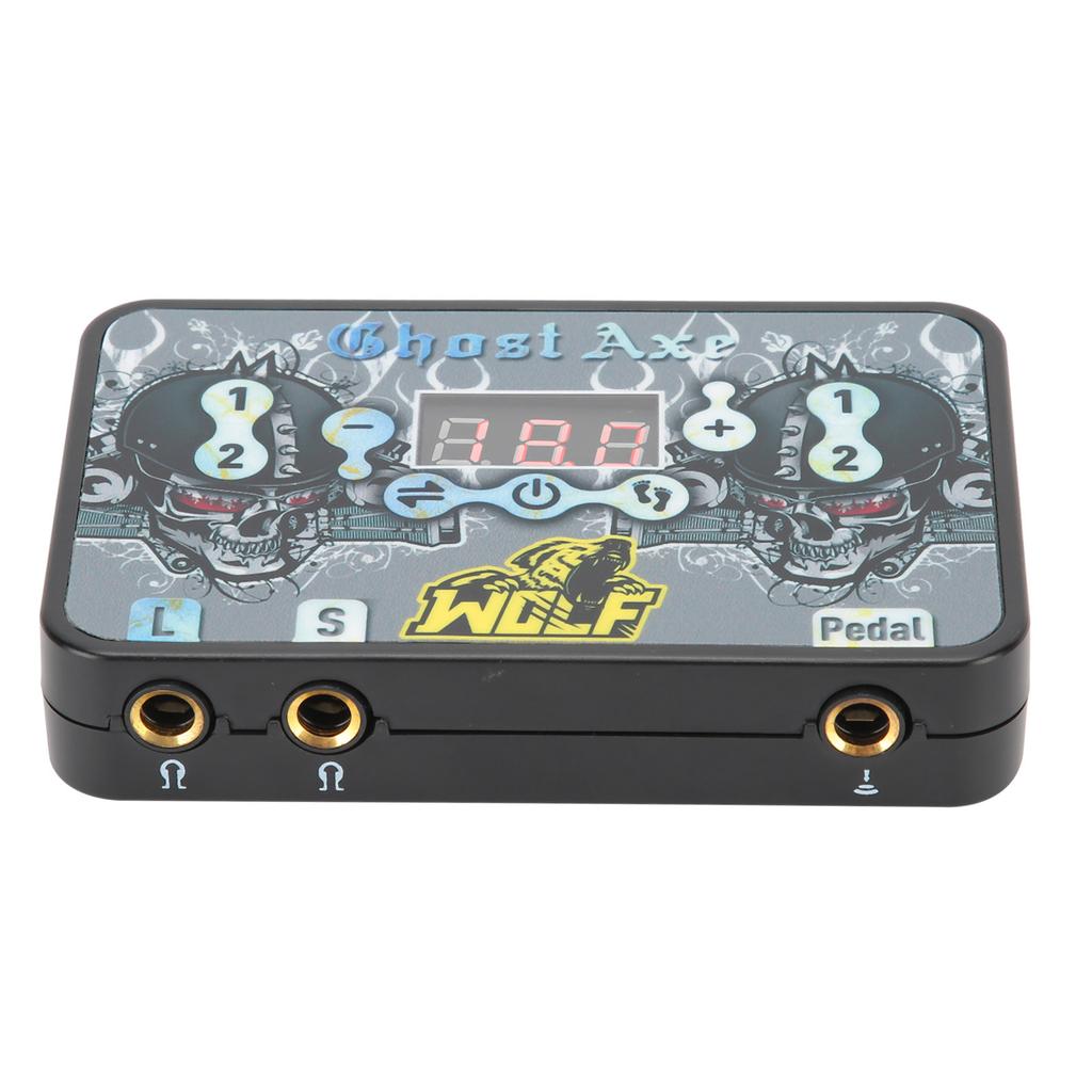Tattoo Power Supply LCD Display 3 Hole Designs Foot Pedal Dual Model Tattoo Machine Power Supply