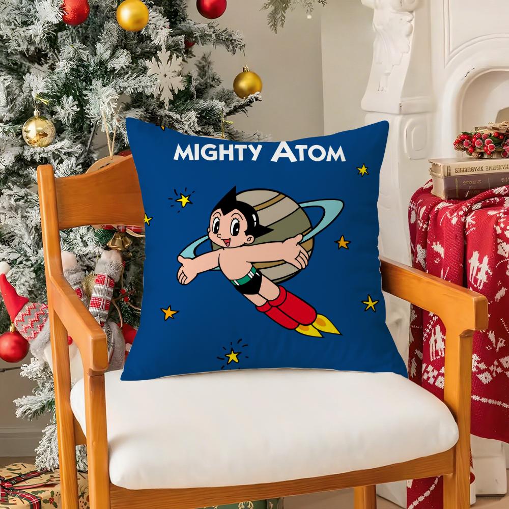 Anime A-Astro B-Boy Pillow Case Silky Elegant Comfort Sofa Bed Invisible Zipper