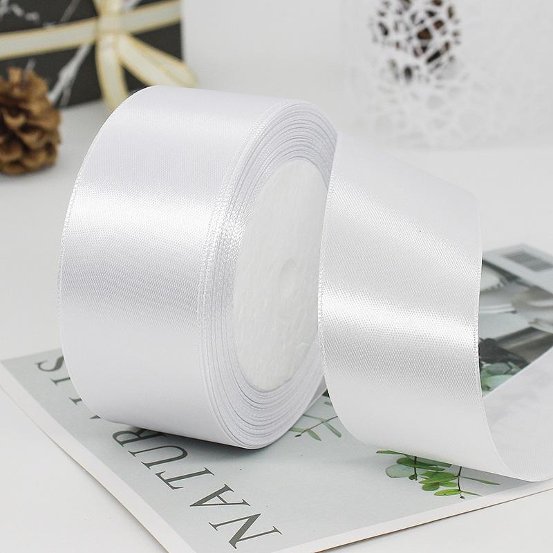 

22meters 40cm Satin Ribbons Crafts Bow DIY Gift Wrap Pink Green White Ribbons Ribbon Wedding Ribbon Flower Gift Cake Packaging 1pc белый