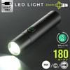 OHM Rechargeable LED 180 and Flashing Functions LH-C18B5 08-1720 Flashlight, Lumens, Zoom, Dimmable,