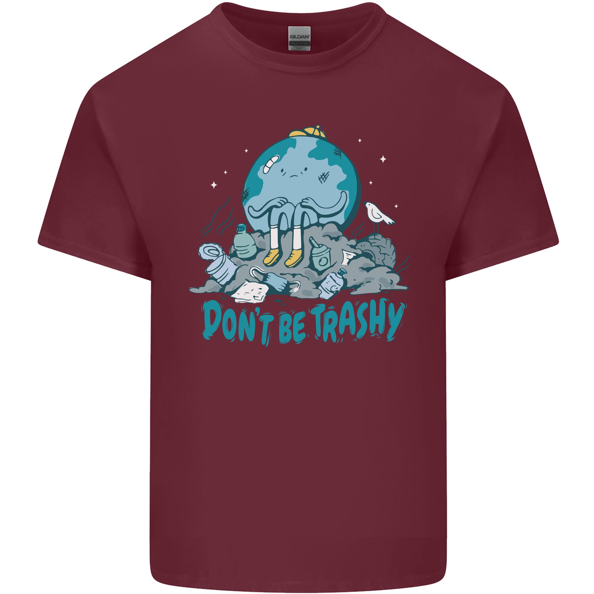 Climate Change Dont Be Trashy EnvironUnisext Unisexs Light Cotton TShirt S