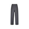 LESS Women's 100% Wool Straight Cropped Pants