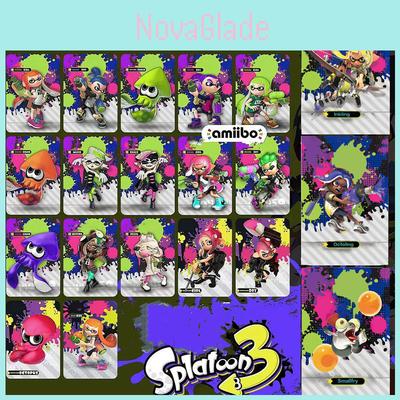 Complete Set Of 20 Splatoon1-3 Amiibo Cards With Exclusive Outfits Must-have For Splatoon Fans!