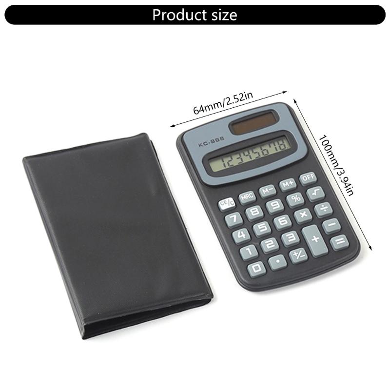 Mini Calculator Pocket Sized Electronic Calculator Accountant Accounting Tool for Easy Calculations and Budgeting