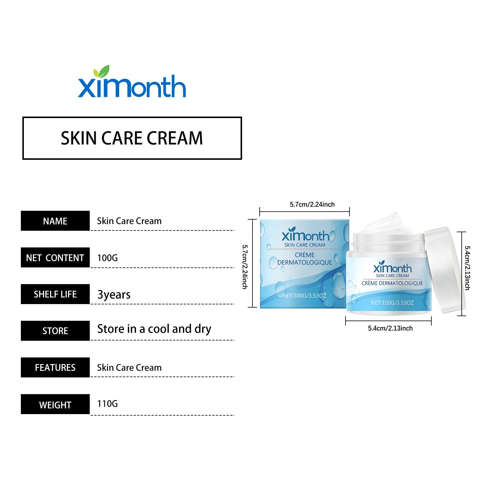 

Skin Care Cream, Gentle Moisturizing Face & Body Cream for Soft, Smooth & Hydrated Skin 100g