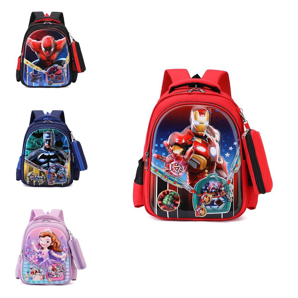 Kuromi Cartoon School Backpack With Oxford Fabric For Elementary School Kids