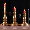 LED Rechargeable/plug-in Offering Buddha Lanterns Changming Lamp High Quality Alloy Material Desktop Decoration Offering Tables
