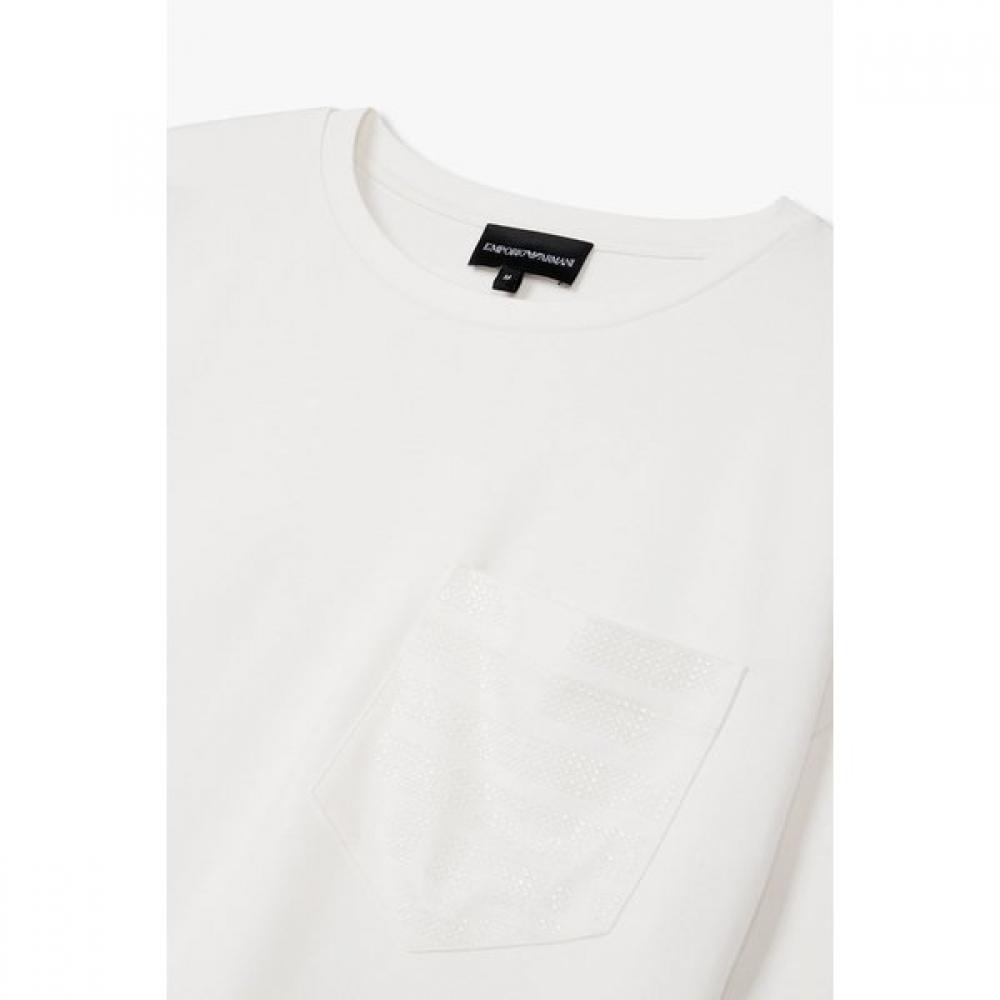 Emporio Armani Women STring Hem Loose FiT T shirT A525126504