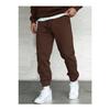 Men's Black Oversize Sweatpants With Elastic Legs