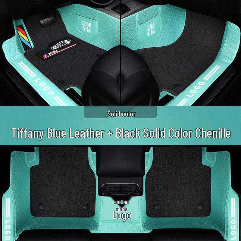 Full Surround Non-Slip Silk Ring Car Floor Mats - Wear-Resistant & Eco-Friendly Foot Pads