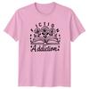 Fiction Addiction Unisexs TShirt Book Club Reading Birthday Gift For Her