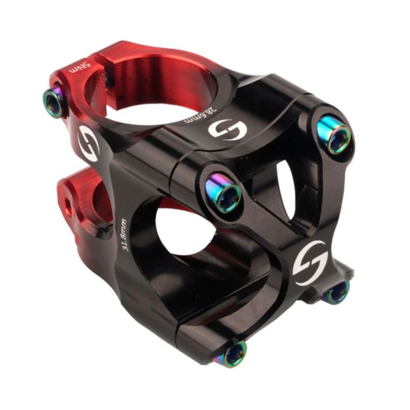 High Strength Short Handlebar Stem Aluminum Alloy Road Bike Stem Light Weight Bike Handlebar Stem for Most Bike