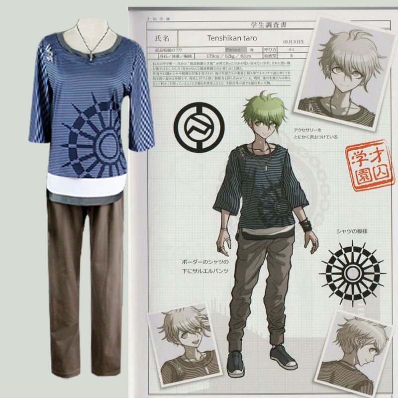 Danganronpa V3 Tea Pillar King Ouma Kokichi Cosplay Costume Iruma Midori Cosplay Halloween Costume