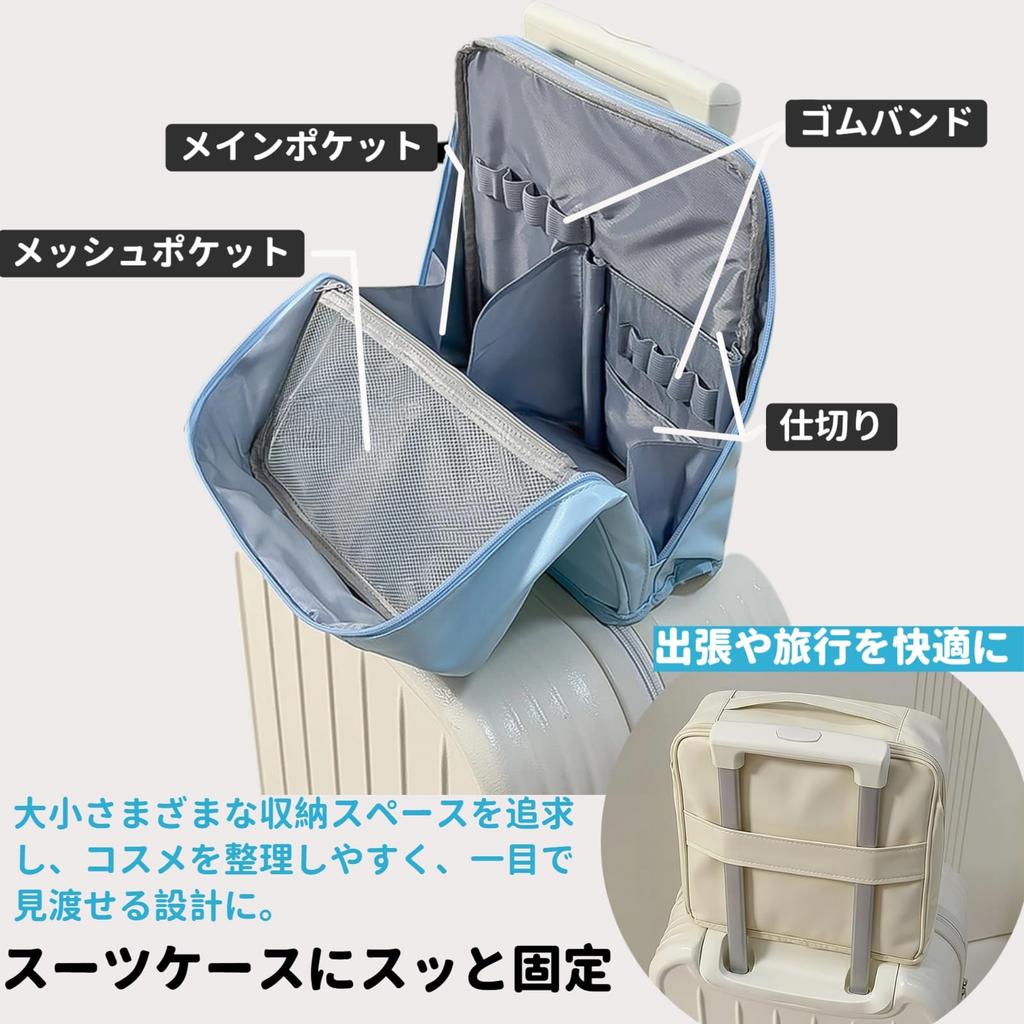 WHYTUP Cosmetic Pouch Large Makeup Travel Large for Business and Travel Makeup Brush Storage Travel Cute Multifunctional Pouch - Cute, Self-Standing,