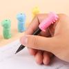 10PCS 2 in 1 Pencil Nib Protective Cap Cat Shape Pencil Extender Erasers  School Office Supplies