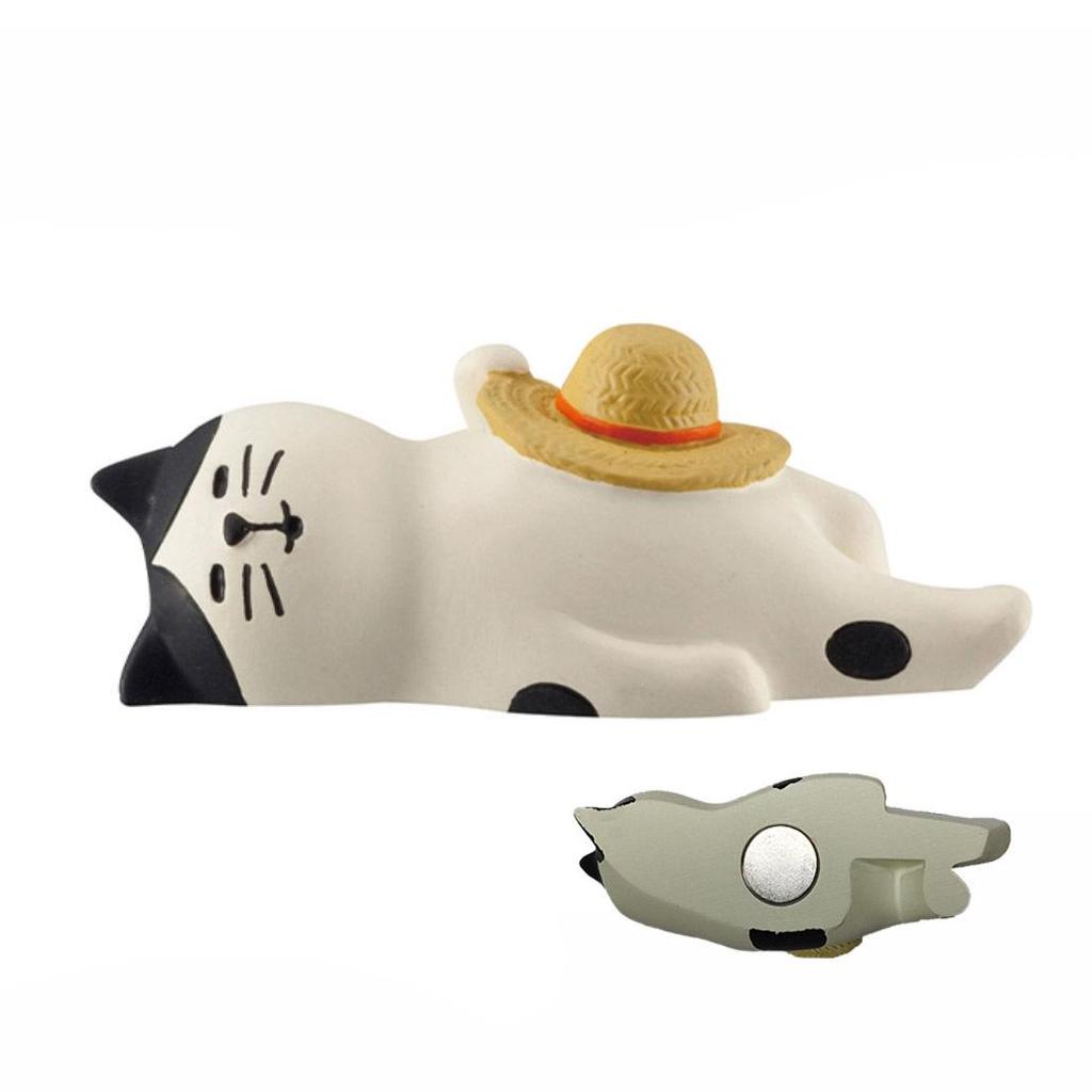 Japanese Cat Magnet: Cute Resin Sticker & Message Clip Toy for Refrigerator Decor