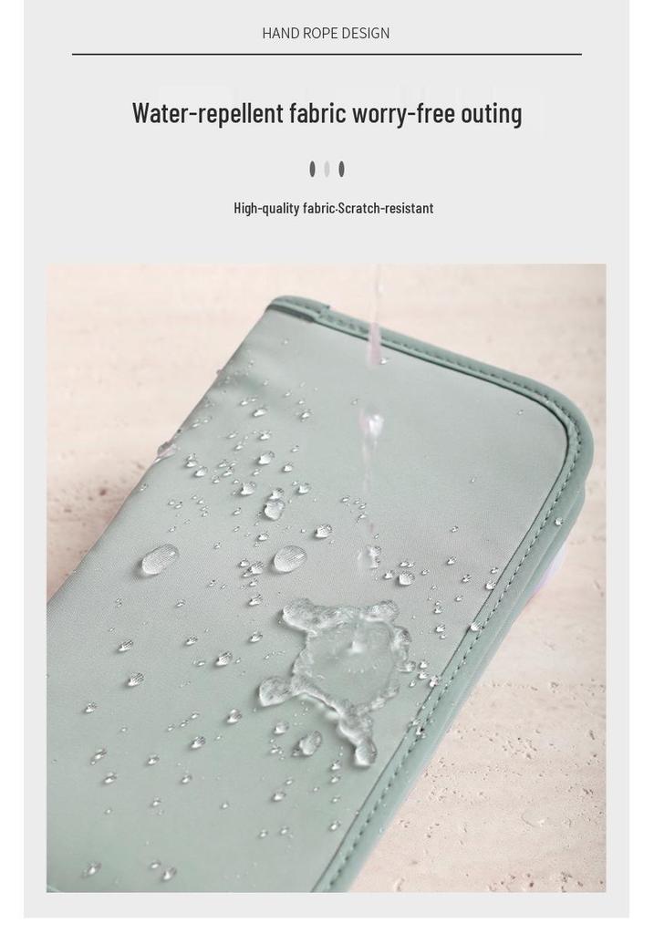 Stylish Lightweight Travel Passport and Document Organizer with Anti-theft Card Holder