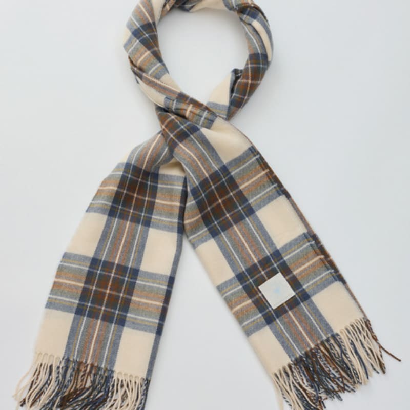 RIANDCO Basic Check Knit Muffler - 8 Colors